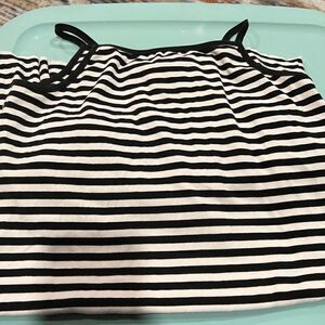 Girl’s spaghetti strap knit dress with ruffle at hem